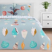 Комплект постельного белья двуспальный Этель Sea shell 4746221, поплин