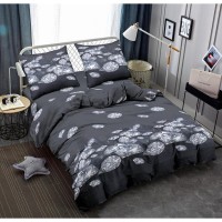 Комплект постельного белья двуспальный Amore Mio Black 19263, микрофибра