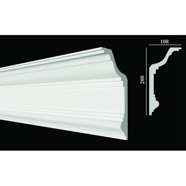 Молдинг потолочный DECOR-DIZAYN DD513 108х2000 мм
