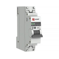 Автоматический выключатель EKF 1P 50А (C) 4,5kA ВА 47-63 PROxima
