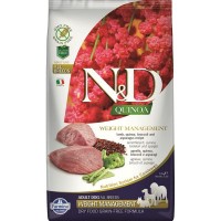 Сухой корм для собак для контроля веса FARMINA N&D Dog Grain Free Weight Management Lamb беззерновой Ягненок Киноа 2.5 кг