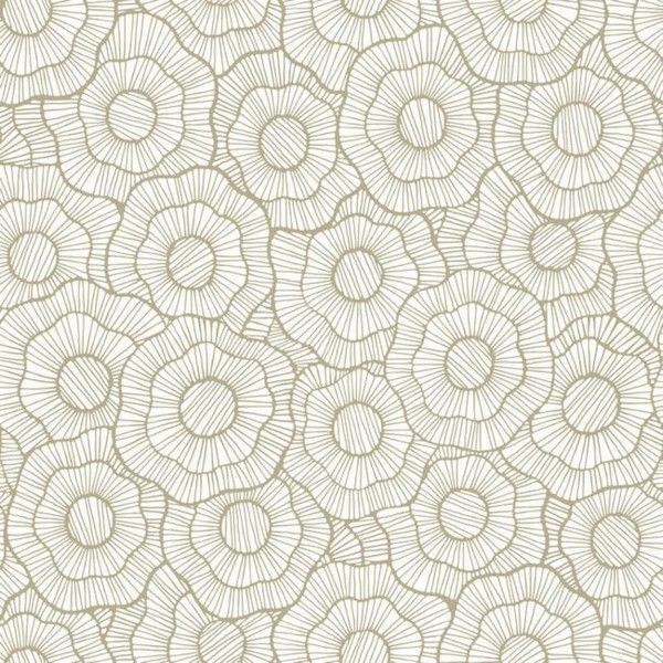 Обои флизелиновые York Wallcoverings Paper Muse бежевые ST6003 0.52 м