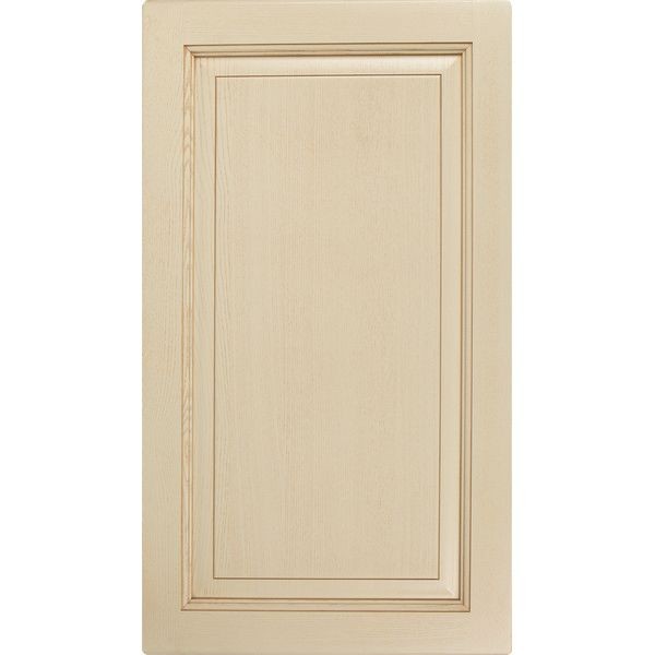 Дверь для шкафа Delinia ID «Невель» 60x103 см, массив ясеня, цвет кремовый