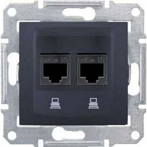 Розетка компьютерная Schneider Electric SEDNA SDN4400170