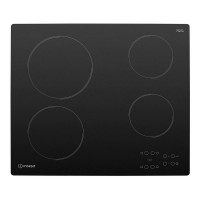 Варочная панель электрическая INDESIT RI 260 C, 4 конфорки, 58x51 см, цвет чёрный