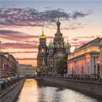 Фотообои флизелиновые «Санкт-Петербург» 200х200 cм