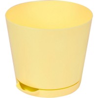 Горшок цветочный Ingreen Easy Grow o12 h11 см v0.75 л полипропилен цвет нежная ромашка