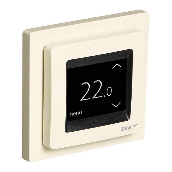 Терморегулятор DEVIreg™ Touch с комбинацией датчиков, бежевый, 16А