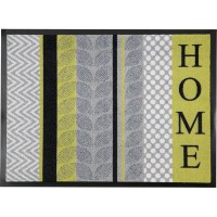 Коврик «Graphic Home» 20, 60x80 см, полиамид, цвет серый/жёлтый