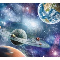 Фотообои DeliceDecor Космос Ф 075 300х270 см