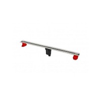 Желоб Berges Wasserhaus SUPER Slim 1000, хром глянец, S-сифон D50/105 H50 вертикальный