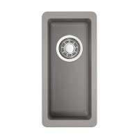 Кухонная мойка OMOIKIRI Kata 20-U-GR 20х42см искусственный гранит/Leningrad Grey
