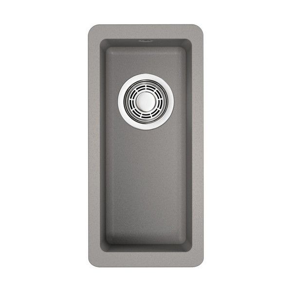 Кухонная мойка OMOIKIRI Kata 20-U-GR 20х42см искусственный гранит/Leningrad Grey
