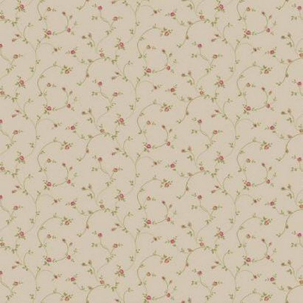 Обои бумажные Georgetown Designs Roses бежевые 0.70 м PN0511
