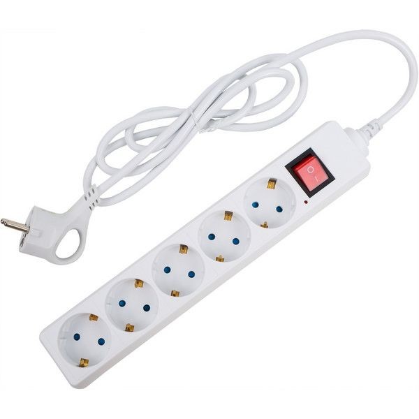 Сетевой фильтр Duwi DSP-02 5 розеток 1.5 м цвет белый