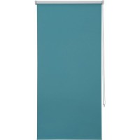 Штора рулонная Inspire Blackout, 80x160 см, цвет голубой