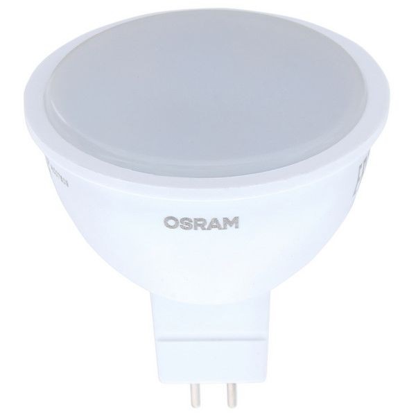 Лампа светодиодная Osram, GU5.3, 3.4 Вт, 300 Лм, свет холодный белый, матовая колба
