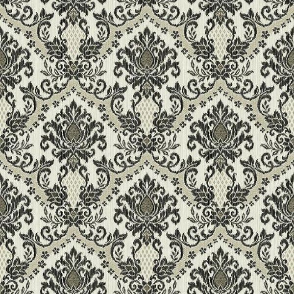 Обои бумажные York Wallcoverings Waverly Small Prints черные WP2421 0.52 м