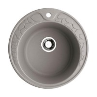 Кухонная мойка OMOIKIRI Tovada 51-GR 51х51см искусственный гранит/leningrad grey
