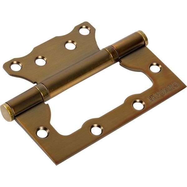 Петля без врезки N100500/2BB-CF/BL 100х75х2.5 мм сталь цвет кофе