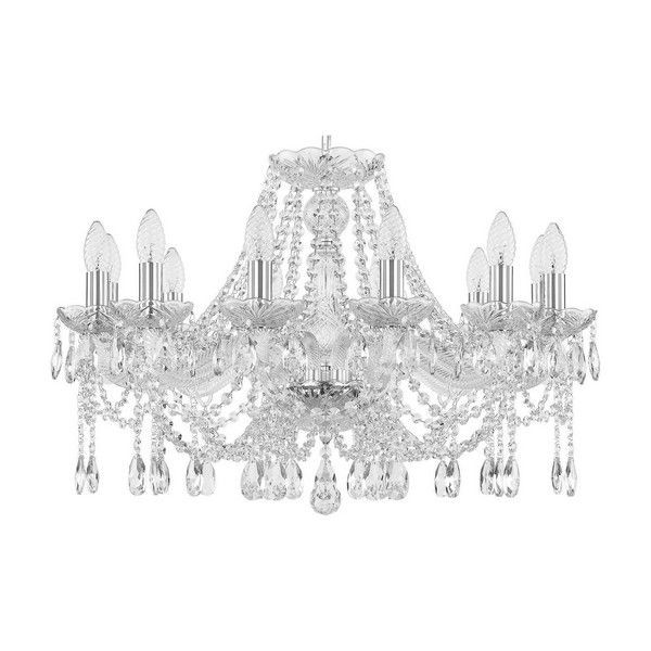 Люстра потолочная Bohemia Ivele Crystal 107.12.240.Ni E14 12 ламп 24 м²