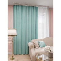 Штора Legrand Канвас 150х260 см, цвет мятный