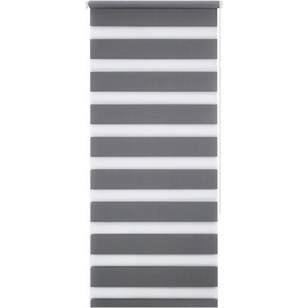 Штора рулонная день-ночь Miamoza Silver 40x160 см, цвет серый