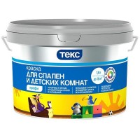 Краска для детской комнаты и спальни Текс «Профи» база A 1.8 л