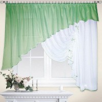 Штора для кухни правая Nivasan Джульетта Hk.DG-P16, 170х400 см