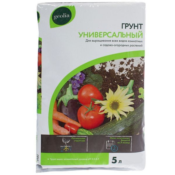 Грунт Geolia «Универсальный» 5 л