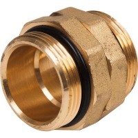 Ниппель сдвоенный Valtec, 1.1/4x1.1/4 "34;, латунь VT.0606.0.07