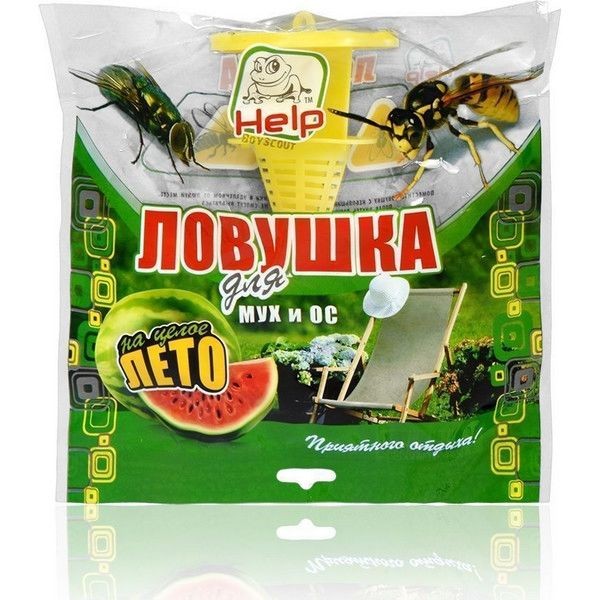 Ловушка Help для мух и ос 21х21 см