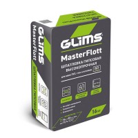Шпаклёвка гипсовая для заделки швов ГКЛ Glims MasterFlott 16 кг