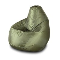Кресло-груша Пазитифчик хаки 02, 110х85 см