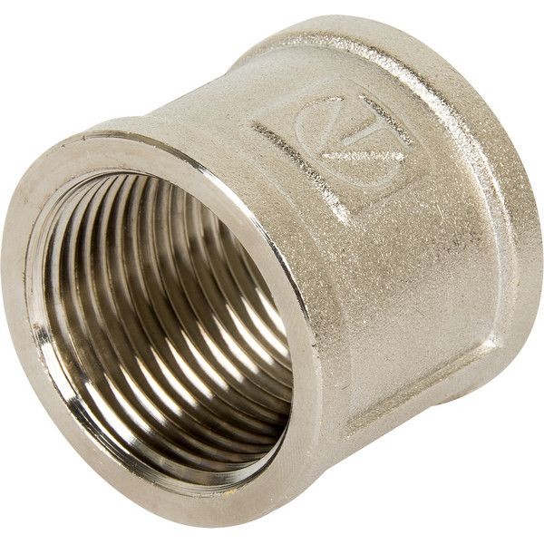 Муфта Valtec, внутренняя резьба, 1 "34;, никелированная латунь VTr.270.N.0006