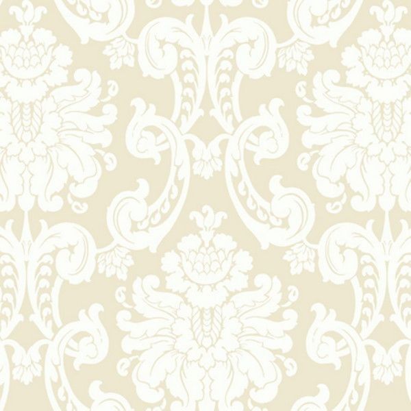 Обои флизелиновые York Wallcoverings Sculptured Surfaces белые RD3527 0.68 м
