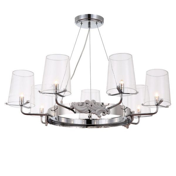 Подвесной светильник Maytoni Landmark MOD040PL-07CH G9 7 ламп 28 м²