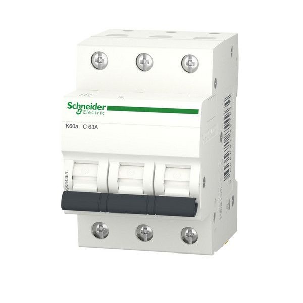Выключатель автоматический Schneider Electric Acti9 3 полюса 63 А, "34;C "34;