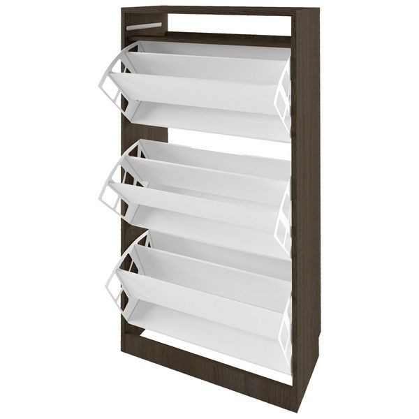 Каркас закрытой обувницы 63х144x30 cм цвет венге