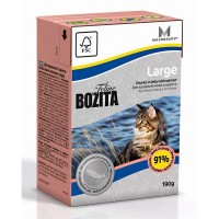 Влажный корм для кошек крупных пород BOZITA Large Кусочки в желе Лосось 190гр