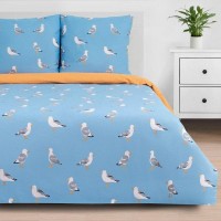 Комплект постельного белья евро Этель Seagulls 4675221, бязь