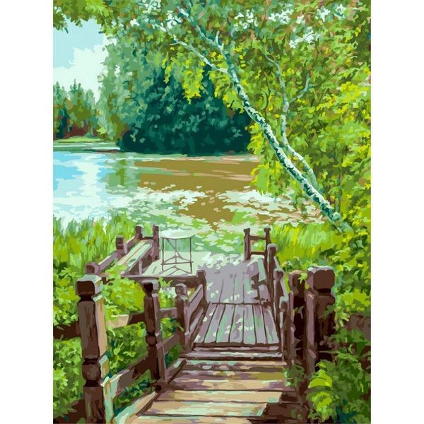 Картина по номерам Белоснежка Лесенка 3280-CS