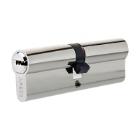 Цилиндр Apecs SM-80-NI, 40x40 мм, ключ/ключ, цвет никель