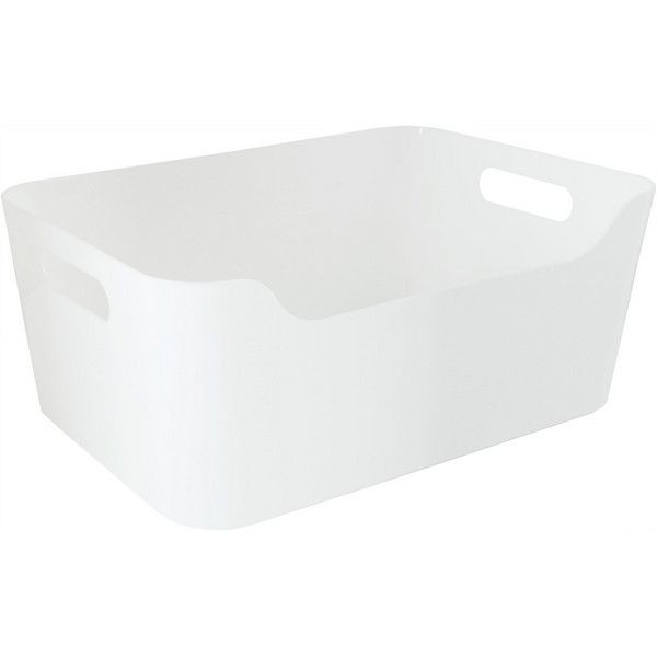Корзинка SCANDI 340x140x240 мм, 10 л, цвет белый