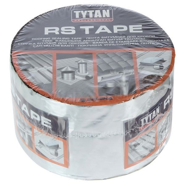 Лента битумная для кровли Tytan Professional RS Tape, 10 см х 10 м