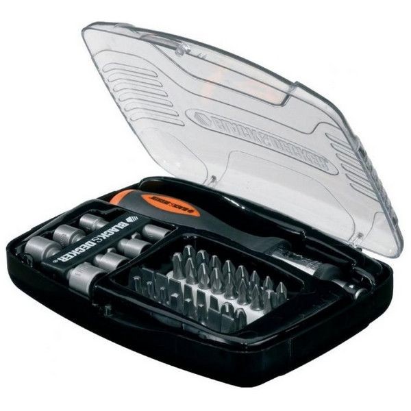 Набор (отвертка-трещотка, биты, головки) BLACK+DECKER A7062-XJ