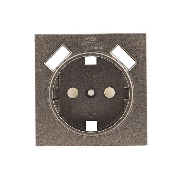 Лицевая панель для розетки EKF Валенсия PROxima ESR16-L-028-60-2USB
