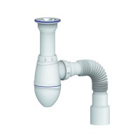 Сифон для умывальника Unicorn A120 ИС.110312 с гофротрубой