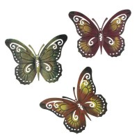 Подвесные украшения Бабочки 02996, 3шт