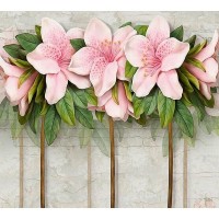 Фотообои DeliceDecor Лилии 3D Ф 177 300х270 см
